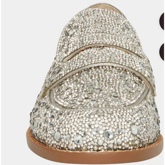 BRAND NEW SUGAR CARVIAR STUDDED SLIP ON LOAFERS - Picture 4 of 16